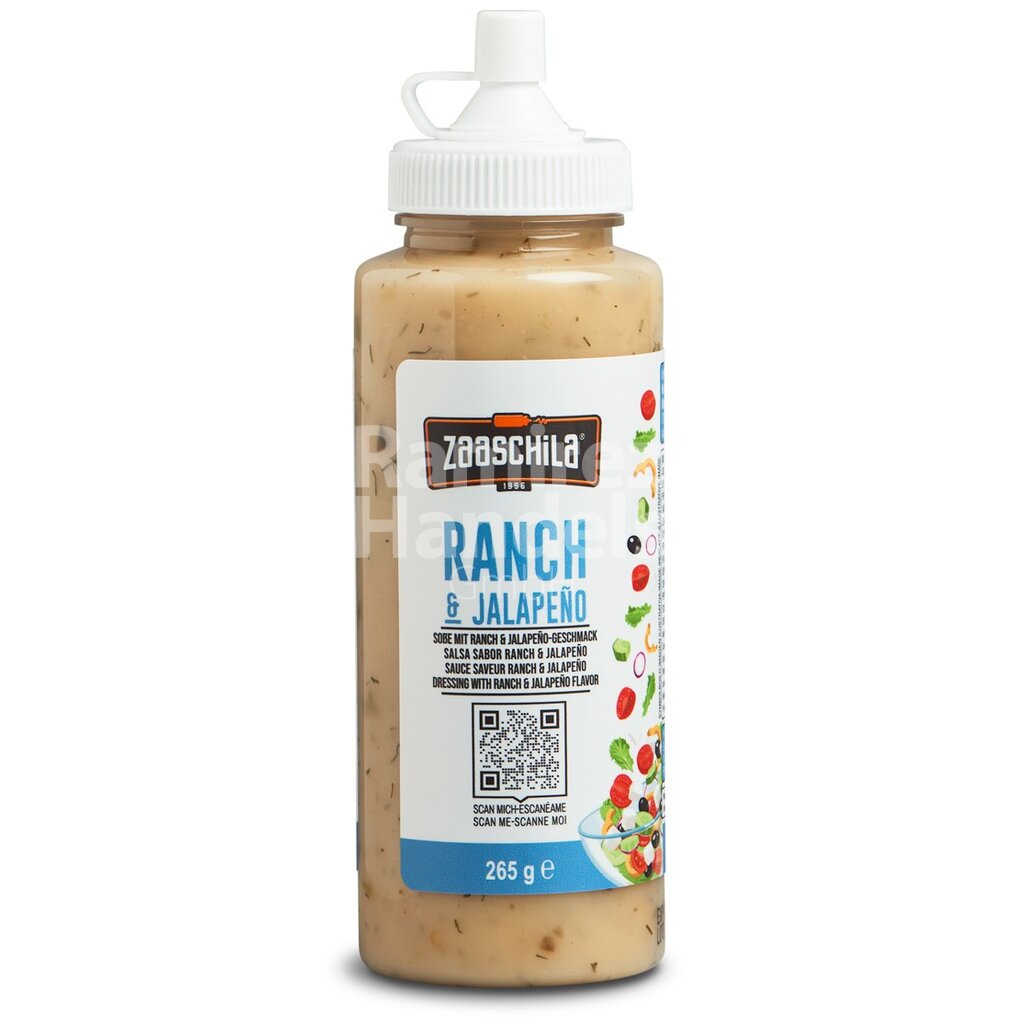 Scharfe Sauce RANCH & JALAPENO ZAASCHILA 265 g
