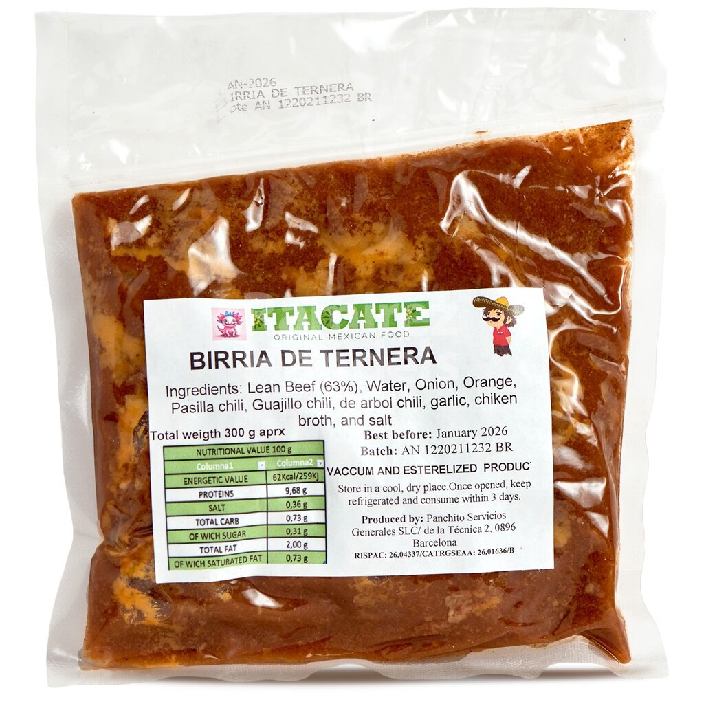 [MX2213] Birria de Ternera ITACATE 300 g