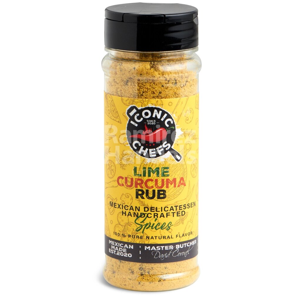 [MX2271] Lime Curcuma Gewürz ICONIC CHEFS 65 g