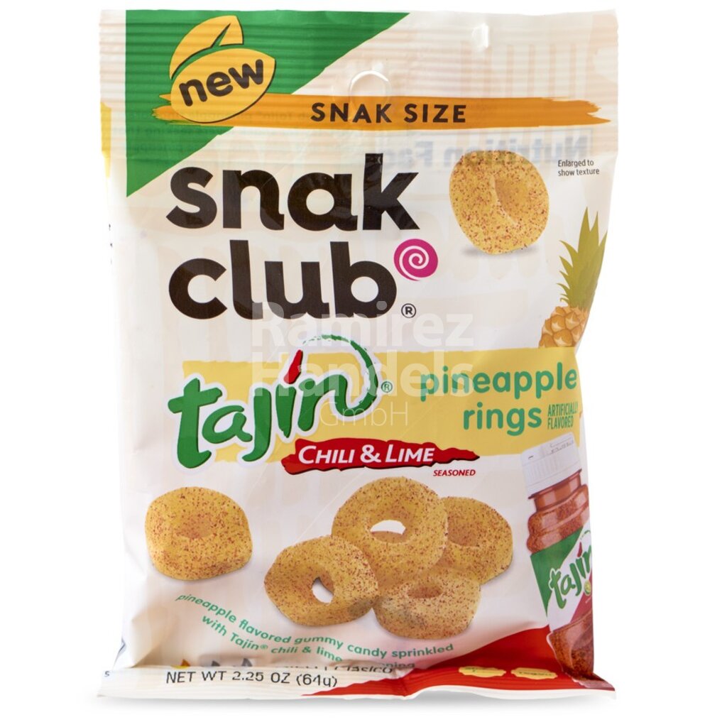 [MX2309] Snack Club Pineapple ring with Tajin 71 g