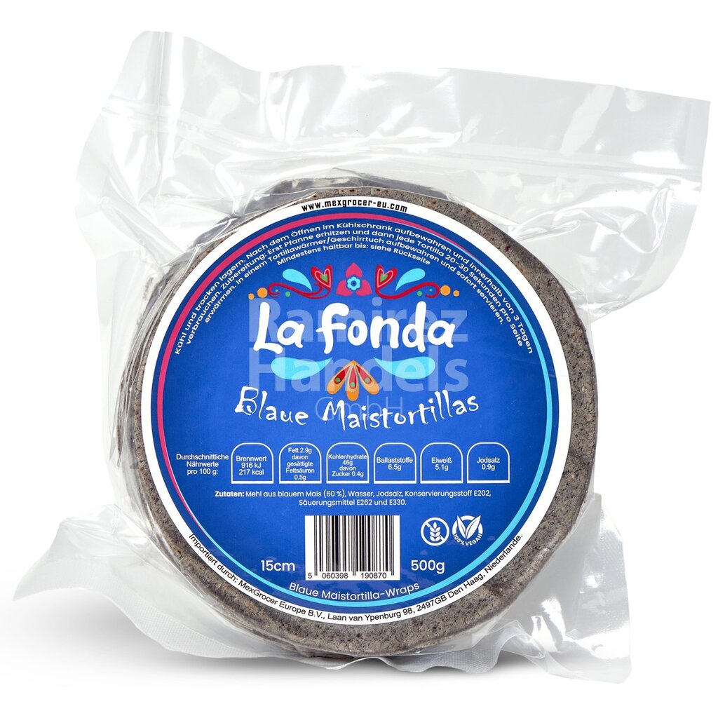 [MX2322] BLAUE Maistortillas LA FONDA 15 cm 500 g (ca. 20 St)