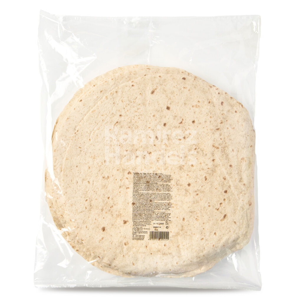[MX2341] Wheat Flour Tortillas 25 cm (18 pieces)
