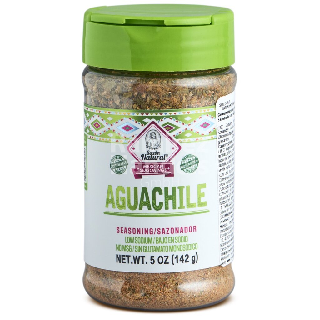 [MX2353] Mexikanisches Gewürz Aguachile Geschmack Sazon Natural 142 g