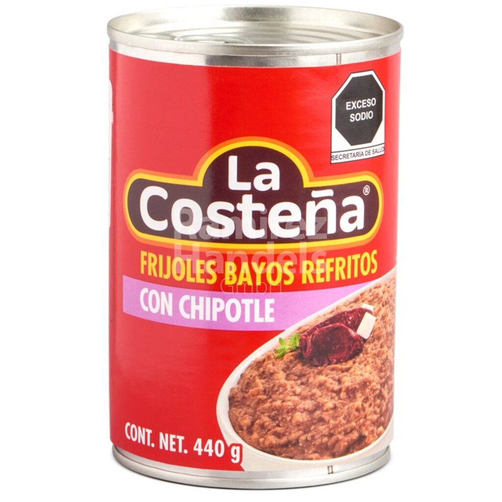 [MX2361] Frijoles Refritos con Chipotle LA COSTENA 440 g