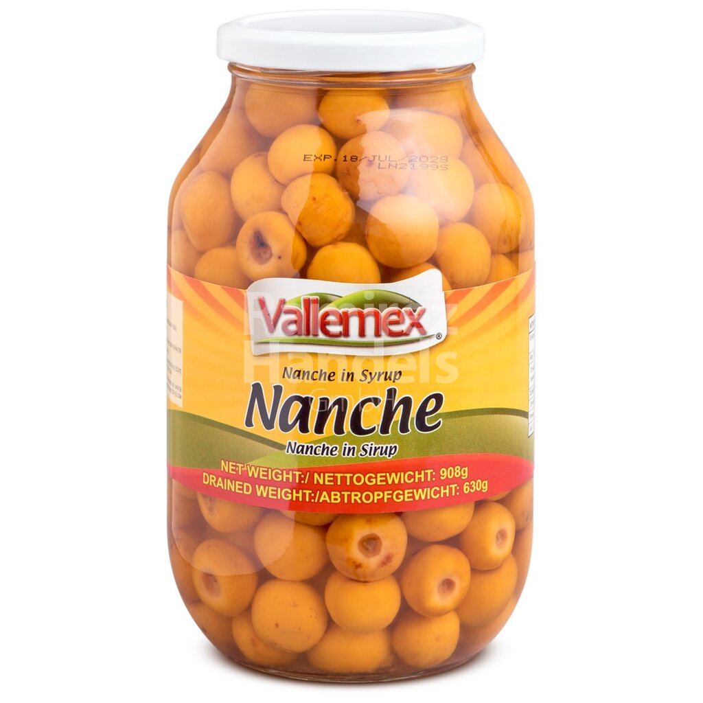 [MX2369] Nanche in Sirup VALLEMEX 908 g Glas