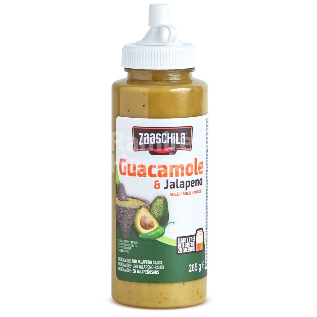 [MX2372] Cremige Sauce Guacamole & JALAPENO ZAASCHILA 265 g