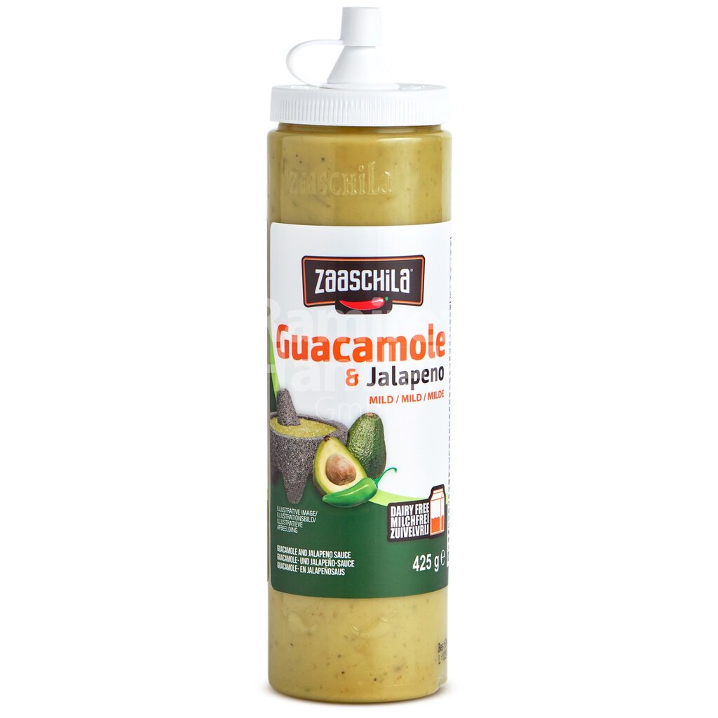 [MX2379] Cremige Sauce Guacamole & JALAPENO ZAASCHILA 425 g