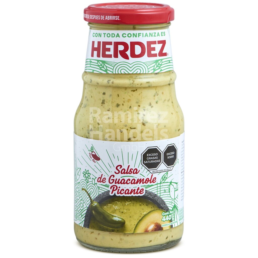 [MX2391] Salsa Guacamole Scharf Herdez 440 g