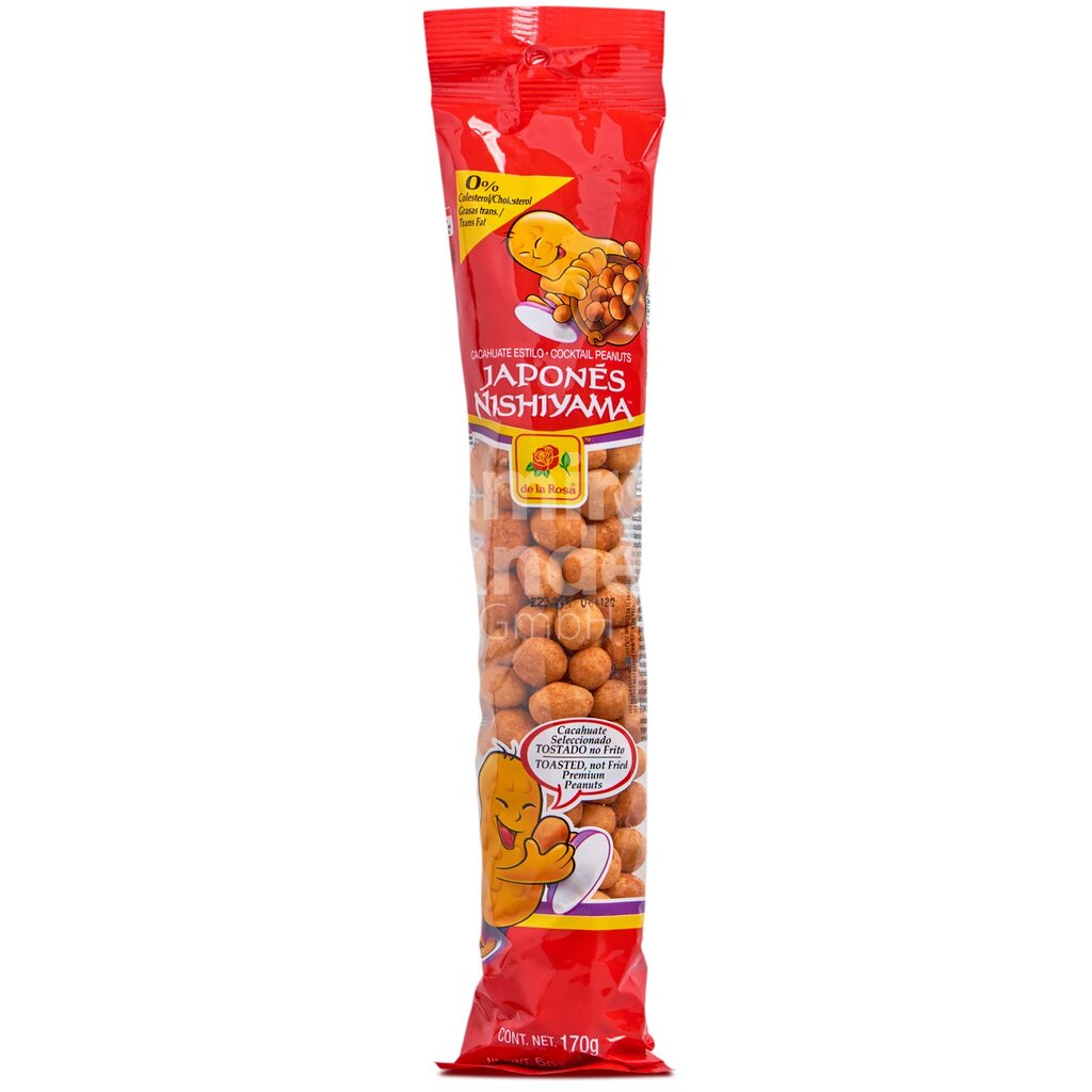 [MX2396] Cacahuates estilo Japones NISHIYAMA De la Rosa 170 g
