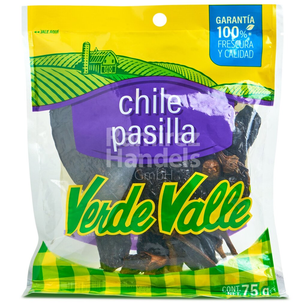 Chili Pasilla Verde Valle 75 g