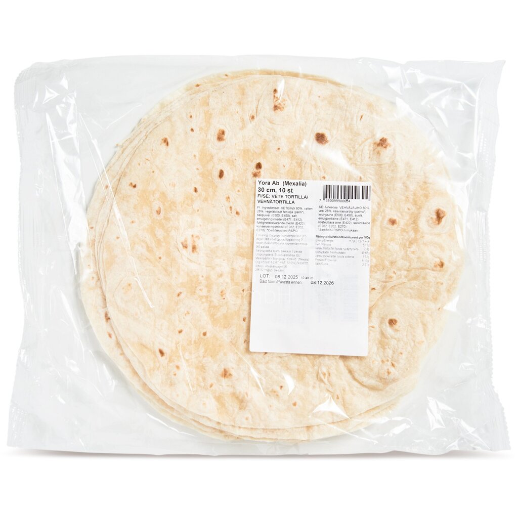 [MX2402] Tortillas de Harina de Trigo MEXALIA 30 cm (10 piezas)