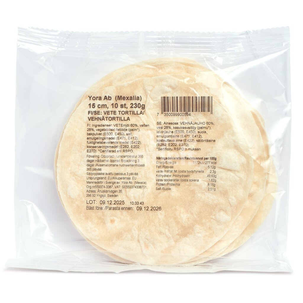 [MX2403] Weizentortillas MEXALIA 15 cm (10 St.)