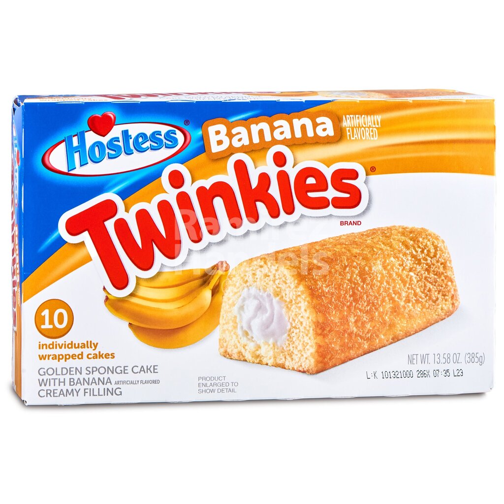 Twinkies Banana HOSTESS Display 10 St. (385 g)
