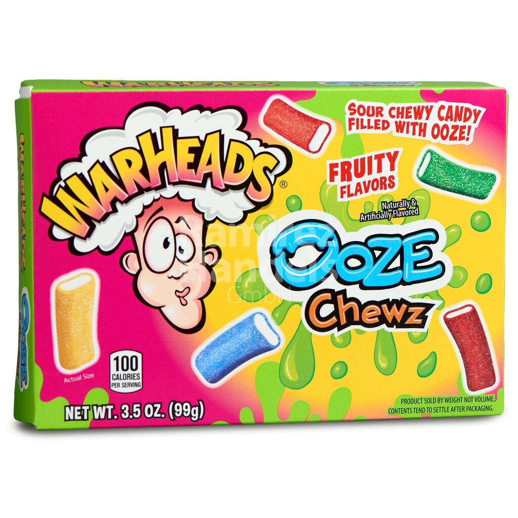 [US0123] OOZE Chewz Candy WARHEADS  99 g