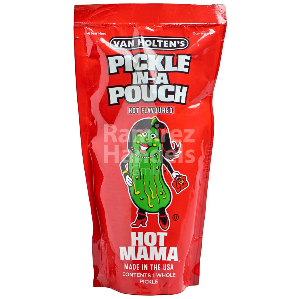 [US0131] Van Holtens Pepinillos HOT MAMA 306 g