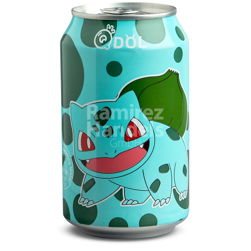 [US0135] Qdol POKEMON BULBASOR GRAPE 330 ml