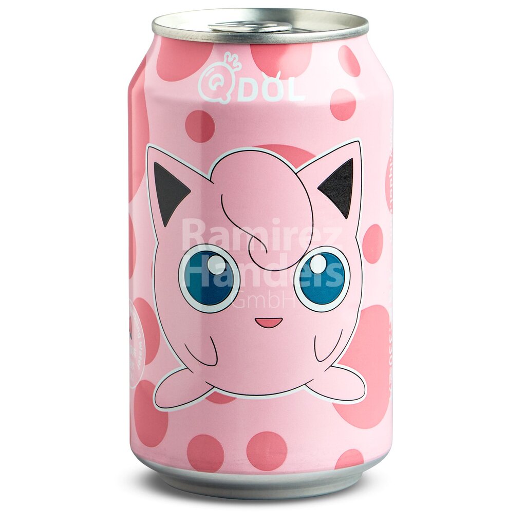 [US0137] Qdol POKEMON JIQQLYPUFF PEACH 330 ml