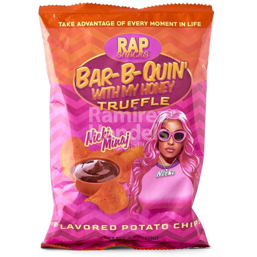 [US0144] Snack Chips Rap NICKY MINAJ with Honey 75 g