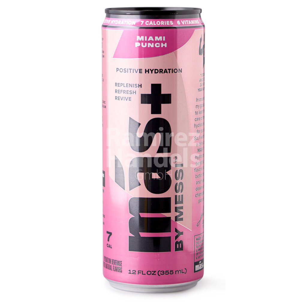 [US0146] MAS+ by Messi MIAMI PUNCH 355 ml