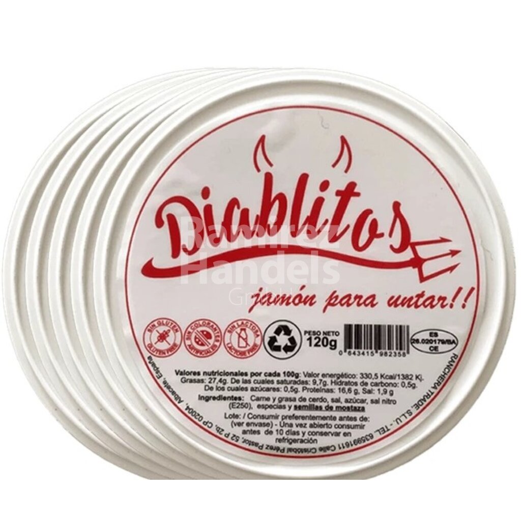 [VE0009] Diablitos Ham 120 g