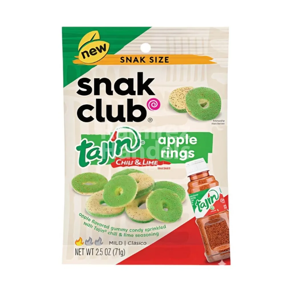 Snack Club APFEL-RINGE Tajin 71 g