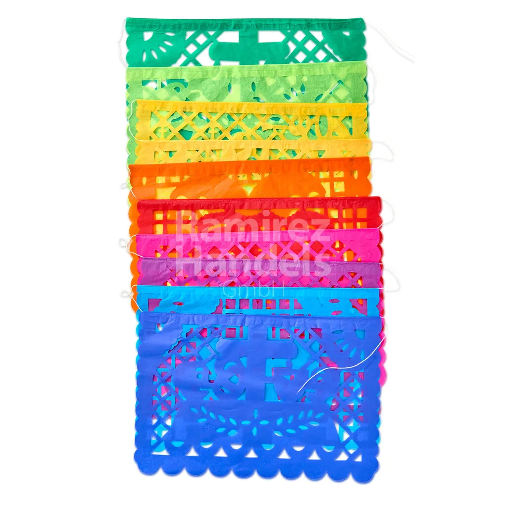 [MX2462] Girlande Papel Picado 7 (23x33cm)