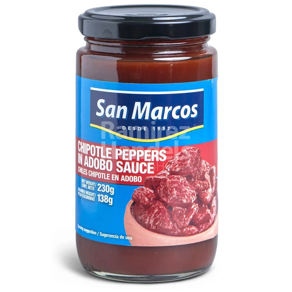 Chili Chipotles in Adobo SAN MARCOS 230 g