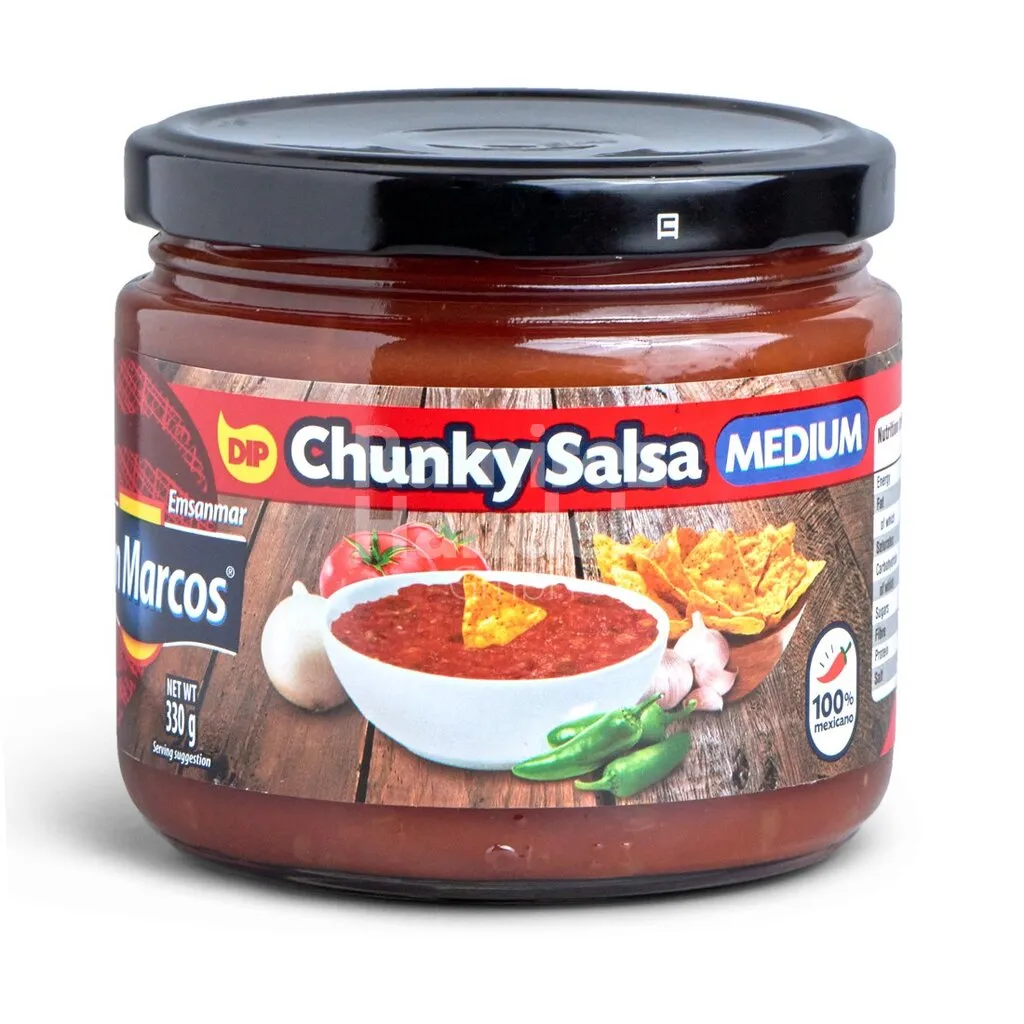 Rote Sauce CHUNKY SAN MARCOS 330 g Glas