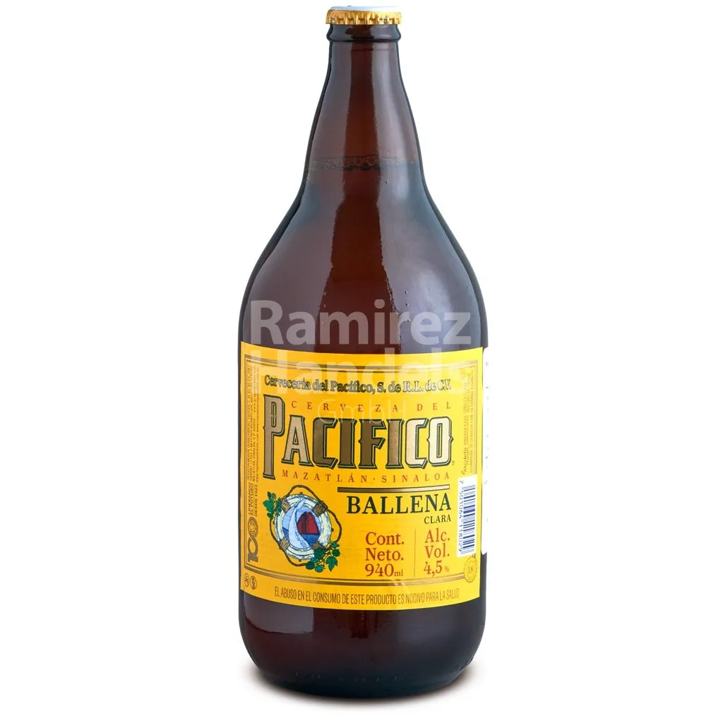 Cerveza CAGUAMA BALLENA Pacifico 940 ml