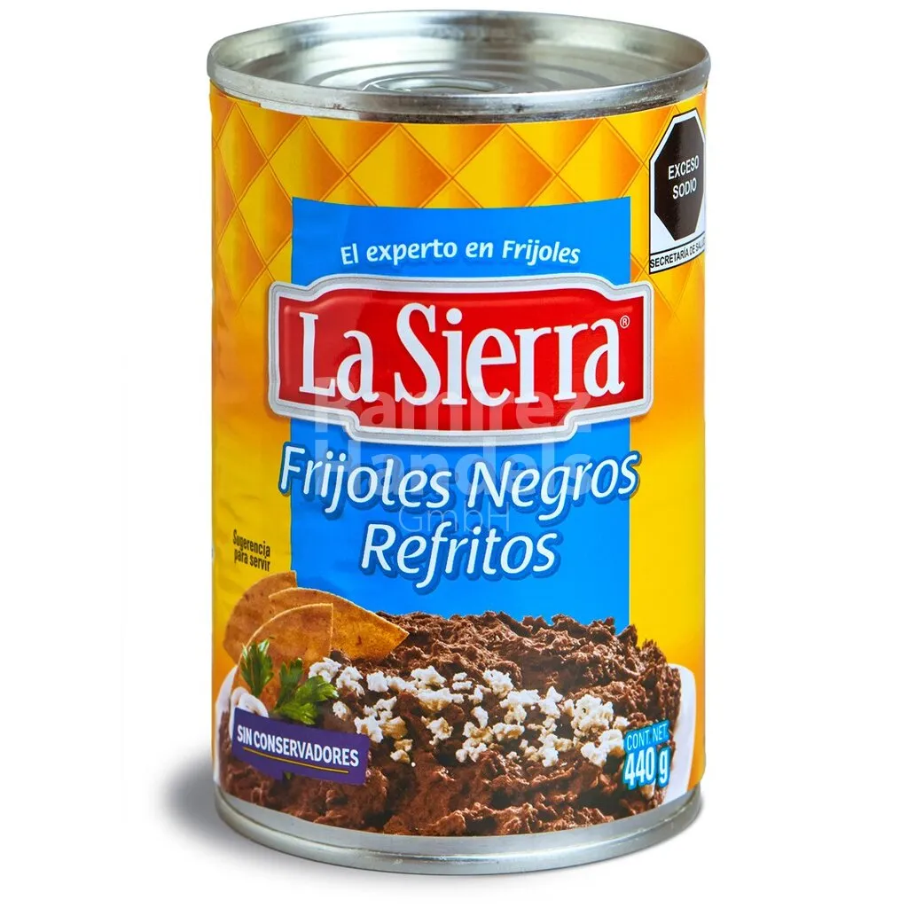 Schwarzes Bohnenmus La Sierra 440 g Dose