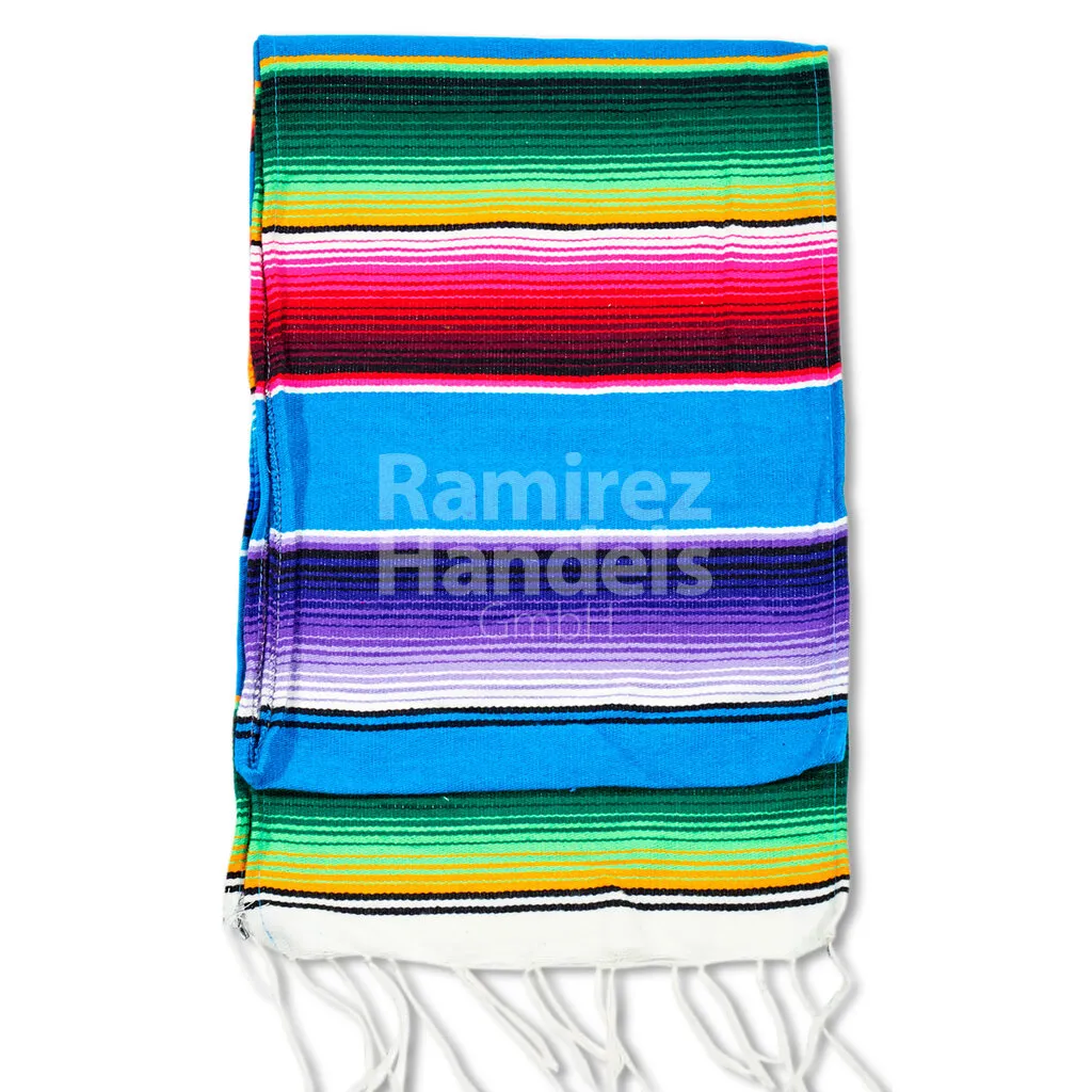 Camino de mesa angosto AZUL (32 cm ancho)