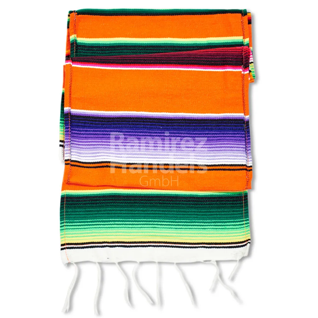 Camino de mesa angosto NARANJA (32 cm ancho)
